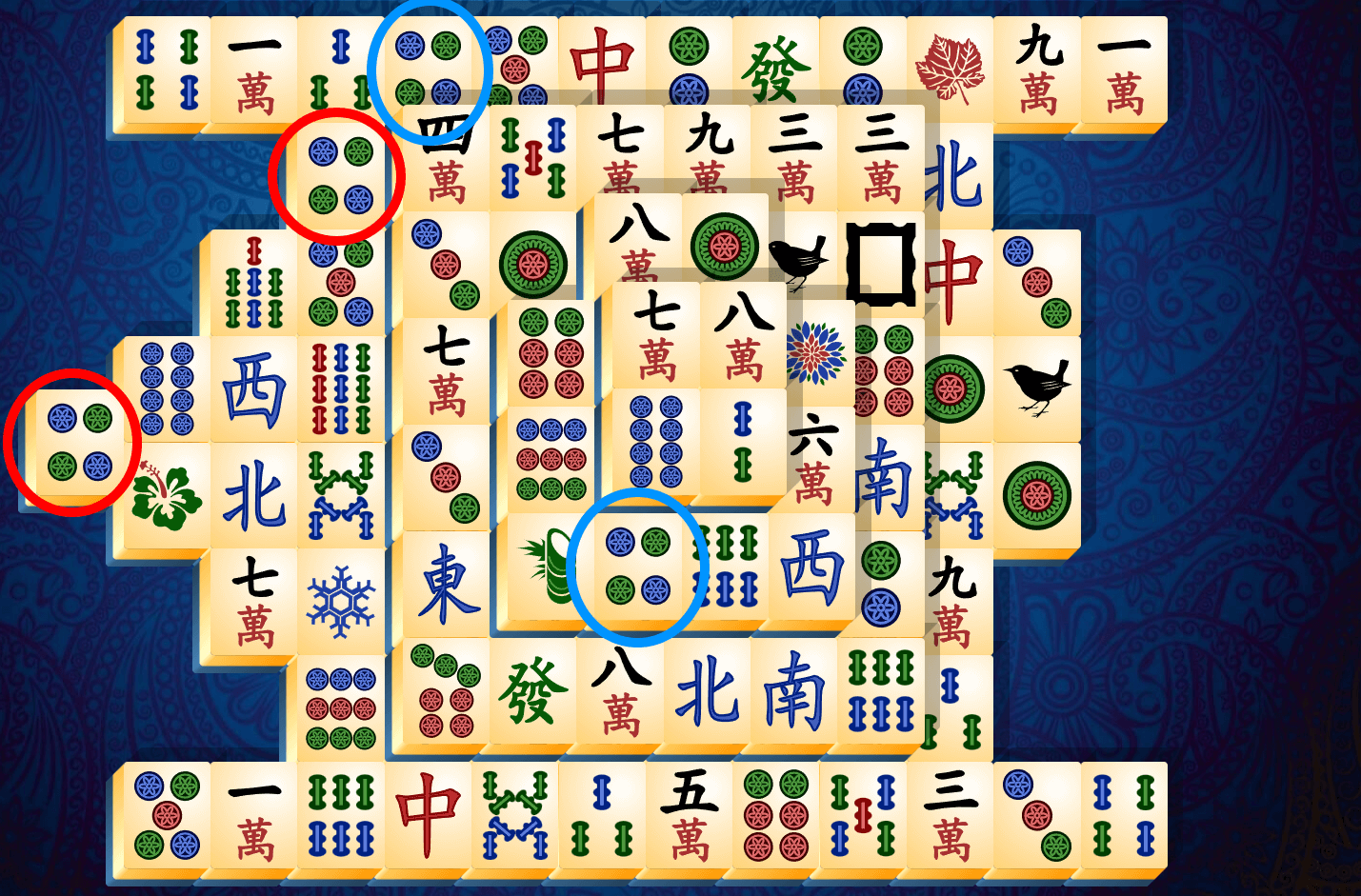 Mahjong Solitaire-guide, steg 4