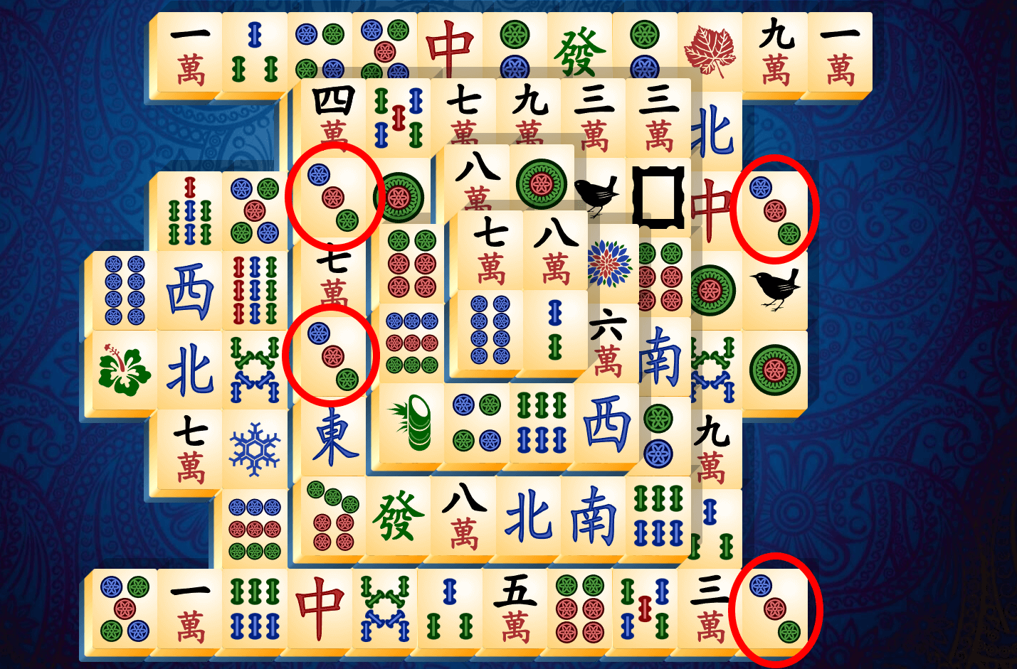 Mahjong Solitaire-guide, steg 6